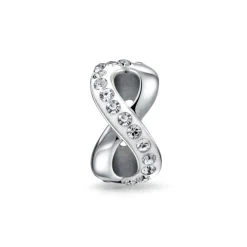 Infinity Heart Charm