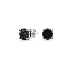 Black Invisible Studs
