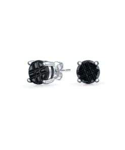 Black Invisible Studs