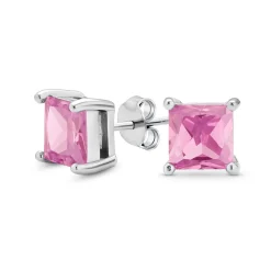 Brilliant Princess Earrings (Pink)