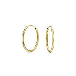 Gold Thin Hoops