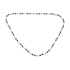 Black White Pearl Necklace