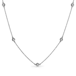 By The Yard Necklace (Silver)