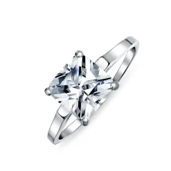 Princess Solitaire Ring